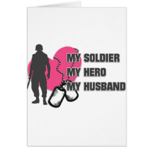 Husband Soldier Pink Heart