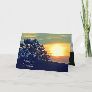 HUSBAND TO WIFE BIRTHDAY card Kaart