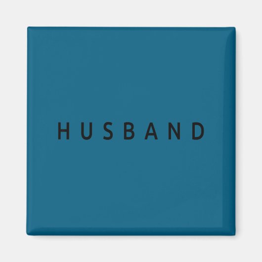 Husband Wedding Married Couple Wife Matching Husba Magneet (Voorkant)