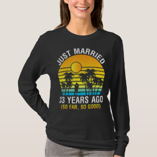 Husband Wife Memory trouwde 33 jaar geleden net zo T-shirt
