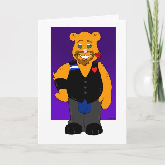Husbear : Carte de voeux gaie (AMOUR) (Devant)