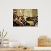 Hush, het concert van James Tissot Poster (Keuken)