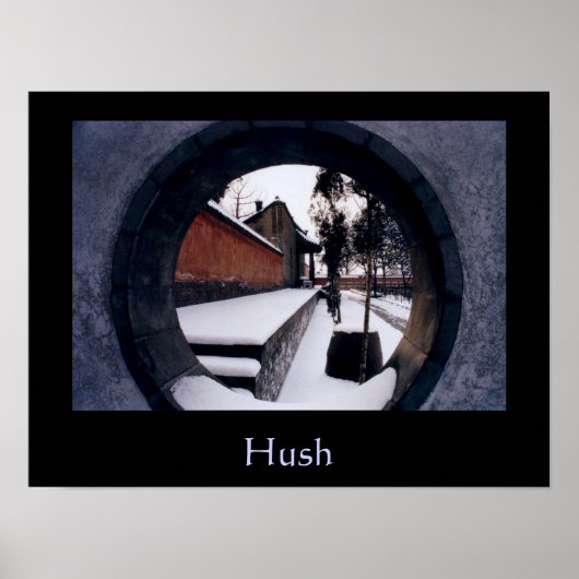 Hush Poster (Voorkant)