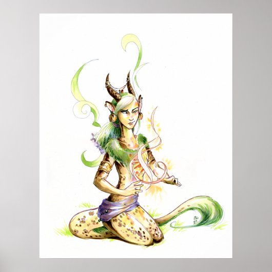 Hush, ze doet wetenschap! Poster (Voorkant)