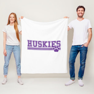Huskie Fleece-deken Fleece Deken