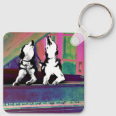 Huskies Howlin' Blues Keychain (Achterkant)