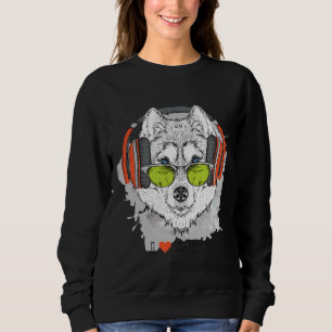 Huskies I Love Music Trui