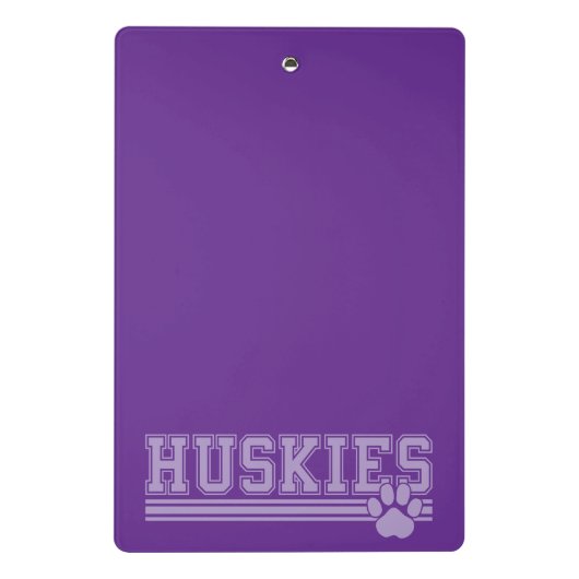 Huskies Mini Klembord (Achterkant)