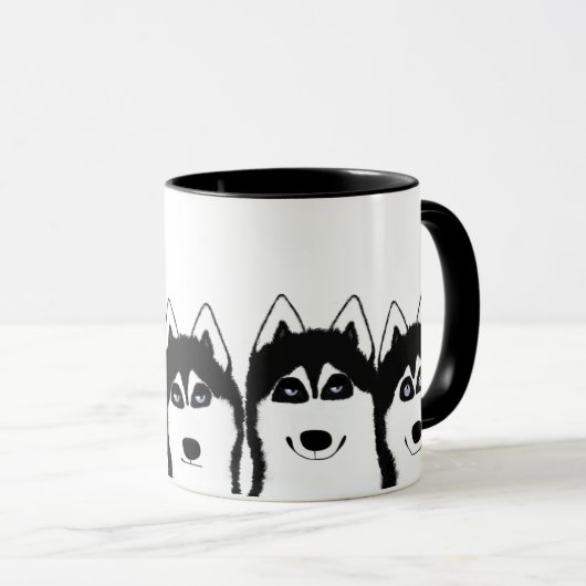 Huskies Mug (Devant droit)