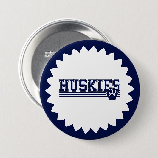 Huskies Pin Button (Voorkant /achterkant)