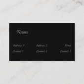 Huskies Visitekaartje (Achterkant)