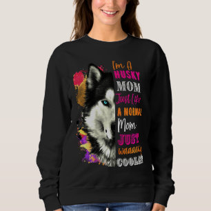 Husky als een normale moeder gewoon veel cooler trui