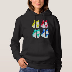 Husky Art Popart Hoodie
