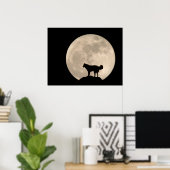 Husky Art Print Sled Dog Art Poster Husky Cadfts (Bureau à domicile)
