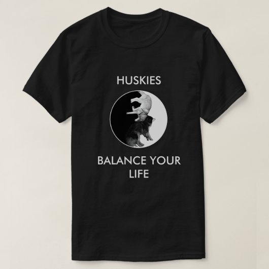 Husky Balance T-shirt (Design voorkant)