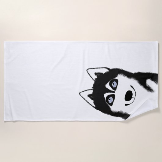 Husky Beach Towel Strandlaken (Voorkant)