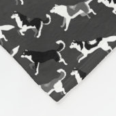 Husky Blanket Siberian Husky Dog Fleece Blankets (Hoek)