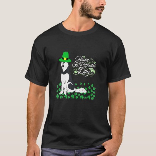 Husky C St Patricks Day T-shirt (Voorkant)