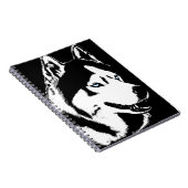 Husky Carnet Sibérien Husky Cadeaux et Livres (Côté Droit)