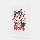 Husky Chig Maman Cute Kawaii Design (Angle)