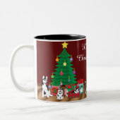Husky Christmas Mug (Gauche)