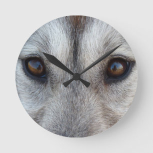 Husky Clock geeft decor Wolf Dog Wall klok