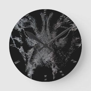 Husky Clock geeft decor Wolf Dog Wall klok