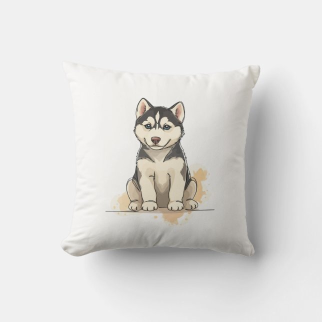 husky coussin (Recto)