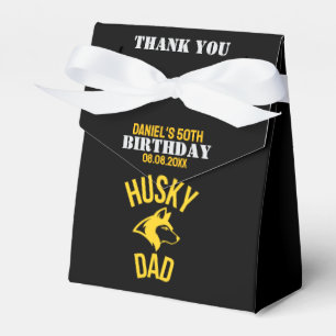 Husky Dad, Dog Dad Verjaardag Favoriet Dozen Bedankdoosjes