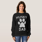 Husky Dad Paw Trui (Voorkant volledig)