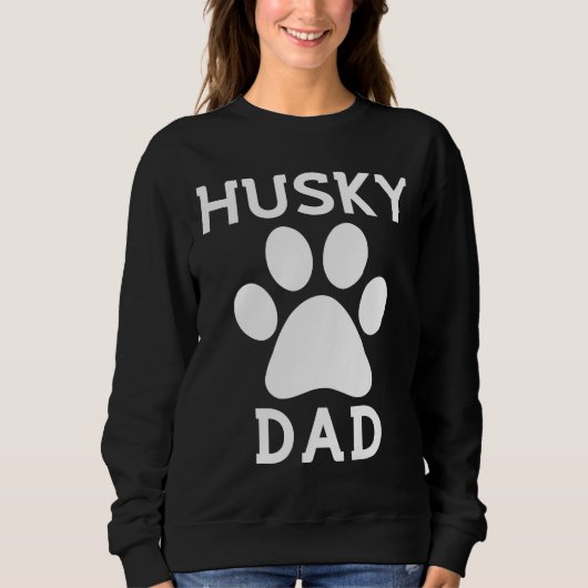 Husky Dad Paw Trui (Voorkant)