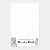 Husky Dad Post-It Notes (Voorkant)