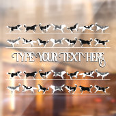 Husky Decal Husky Malamute Sled Dog Window Cling (Vel 2)