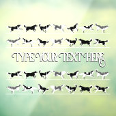 Husky Decal Husky Malamute Sled Dog Window Cling (Vel 3)