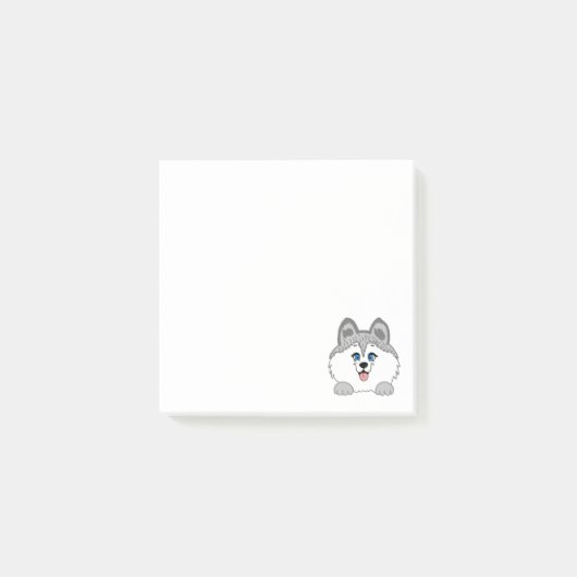 Husky Dog 3 x 3 inch Post-it® notes (Voorkant)