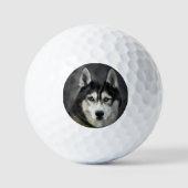 Husky Dog Big Dog Animal Pet Golfballen (Voorkant)