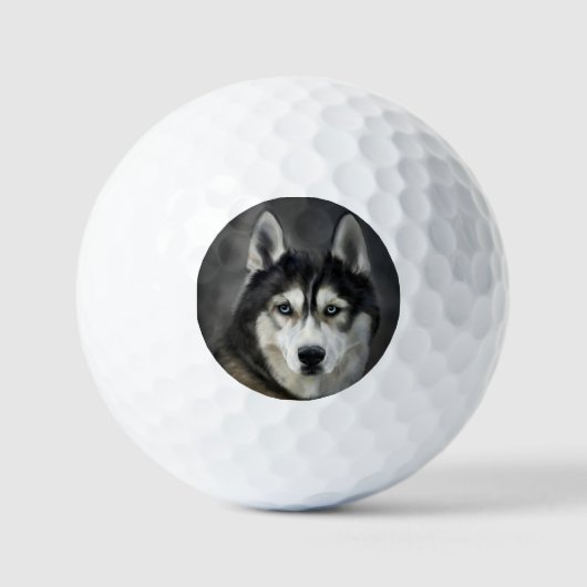 Husky Dog Big Dog Animal Pet Golfballen (Voorkant)