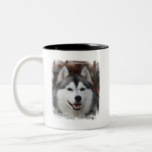 Husky Dog Coffee Mok (Links)