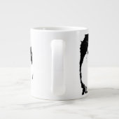 Husky Dog Coffee Mok Siberian Husky Sleg Dog Cup (Achterkant)