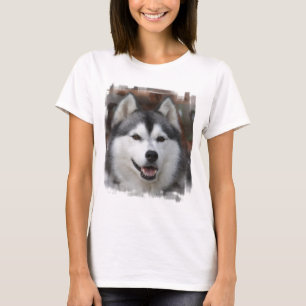 Husky Dog Dames T-Shirt