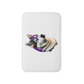 Husky Dog Design Badmat (Voorkant Verticaal)
