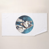 Husky Dog Doctor (Serviette de bain)