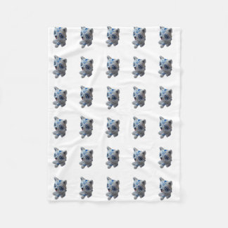 Husky Dog Fleece Blanket Deken