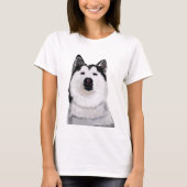 Husky Dog, Happy Husky Shirt (Voorkant)