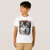 Husky Dog Kind T-Shirt (Voorkant volledig)