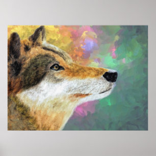 Husky Dog Lou Lou Poster