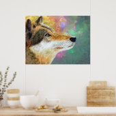 Husky Dog Lou Lou Poster (Keuken)