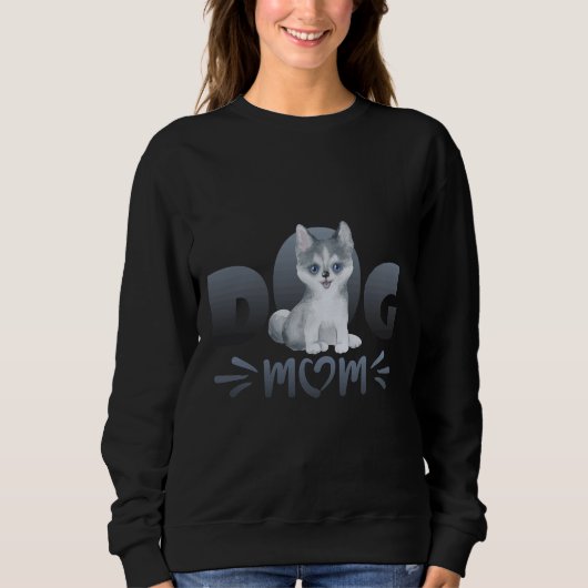 Husky Dog mama Trui (Voorkant)