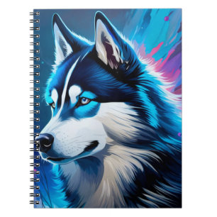 Husky dog notitieboek