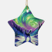 Husky Dog Ornament Pet Lover Gift, Pet Portrait (Rechts)